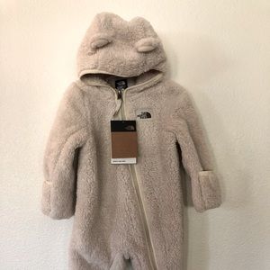 The North Face infant camping suit with hood and ears
